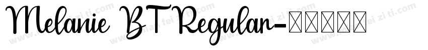 Melanie BT Regular字体转换